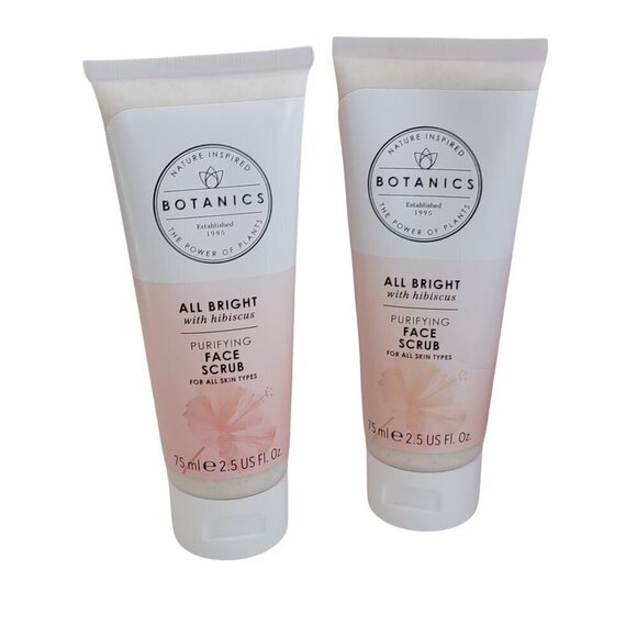 Botanics All Brightening Face Scrub Set of 2 - Picture 1 of 12